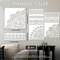 Mandala Stencils for Crafts Reusable - 9 Pcs Border Stencils for Wall Decor Large Mandala Pattern Template Home Decor Furniture Rug Table Painting